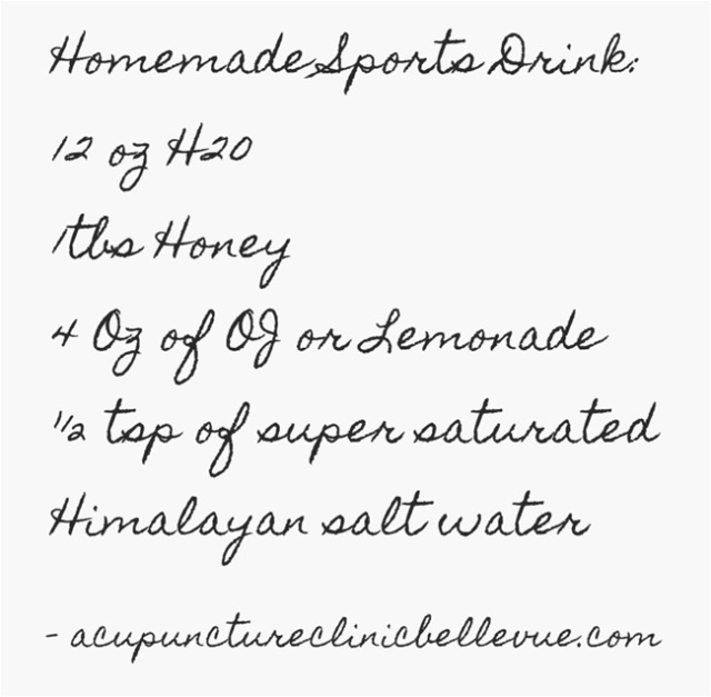 Home Made Sports Drink